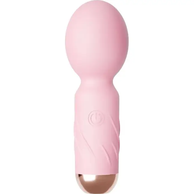 Нежно-розовый мини-вибратор Cute mini Wand