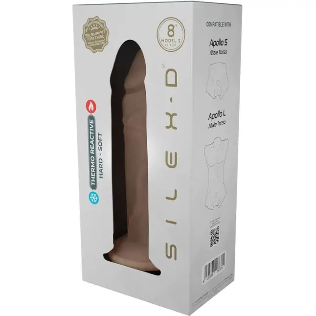 Телесный фаллоимитатор SILEXD Model 2 - 20,3 см - SILEXD. Фотография 5.