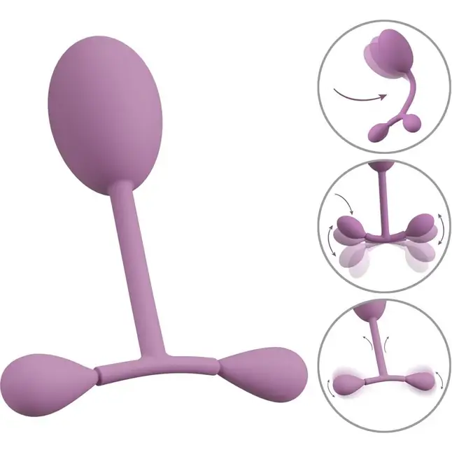 Сиреневый тренажер мыщц тазового дна Vaginal Trainer - You2Toys. Фотография 3.