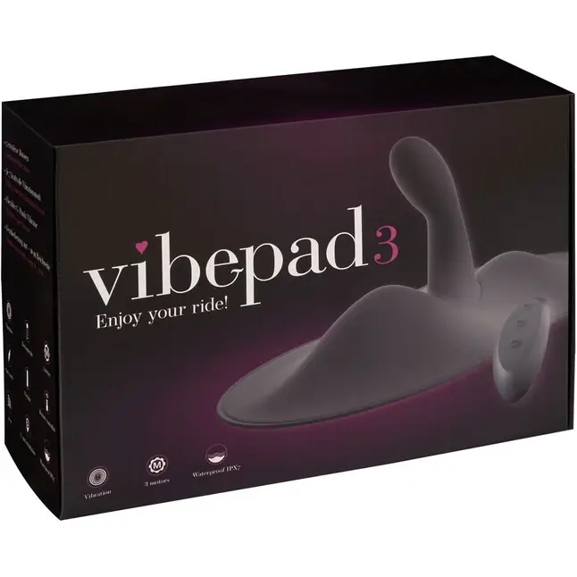 Черная виброподушка с 3 моторами Vibepad 3. Фотография 10.