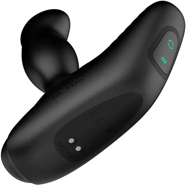 Черный вибромассажер простаты Nexus Revo Stealth с управлением через приложение. Фотография 3.