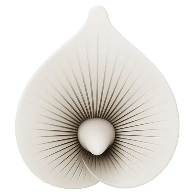 Розовый двусторонний вибромассажёр Calla. Фотография 11.