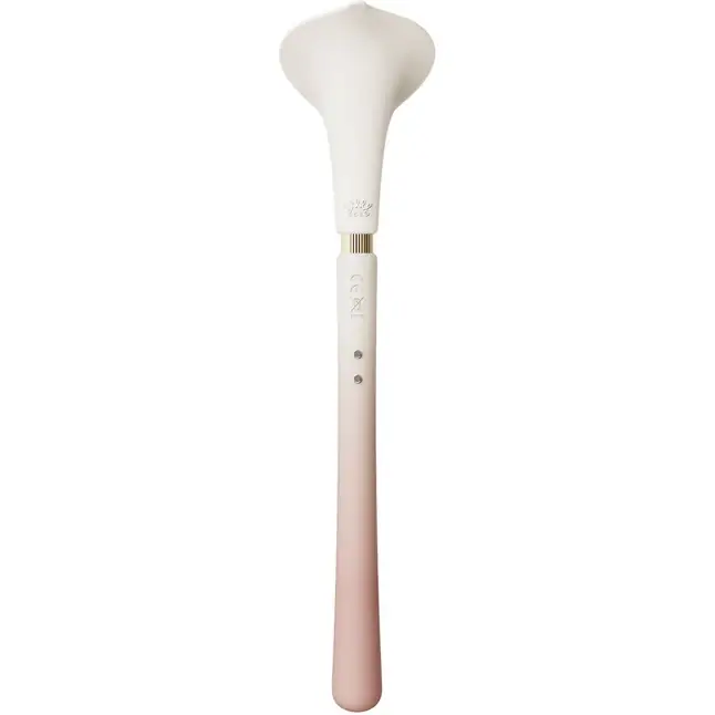 Розовый двусторонний вибромассажёр Calla. Фотография 7.