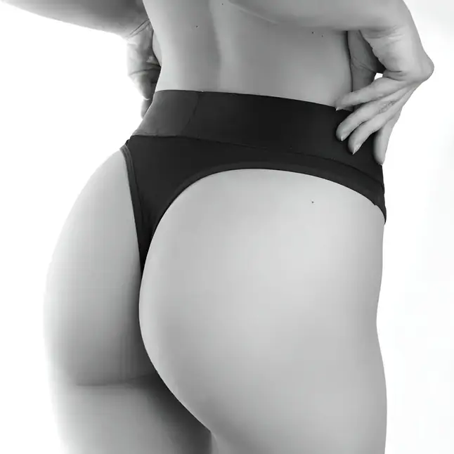 Черные трусики для ношения клиторального стимулятора Panty Lover - size S. Фотография 2.