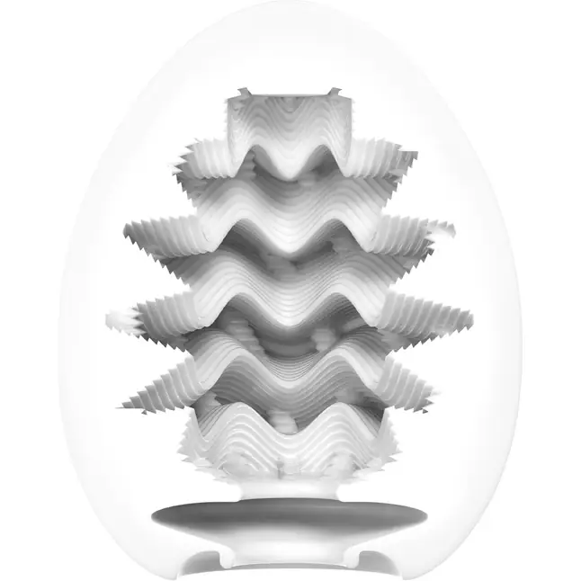 Мастурбатор-яйцо Tenga Egg Wavy - EGG Series. Фотография 2.