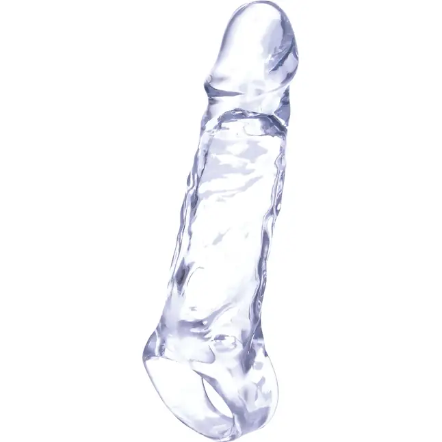 Прозрачная насадка-удлинитель Length Enhancer с подхватом - 16 см