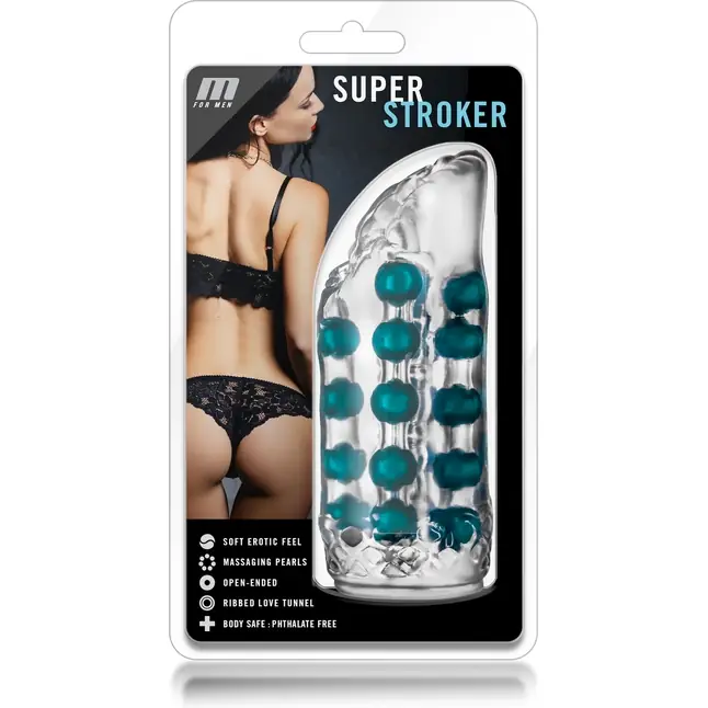 Прозрачный мастурбатор-вагина Super Stroker - M for Men. Фотография 4.