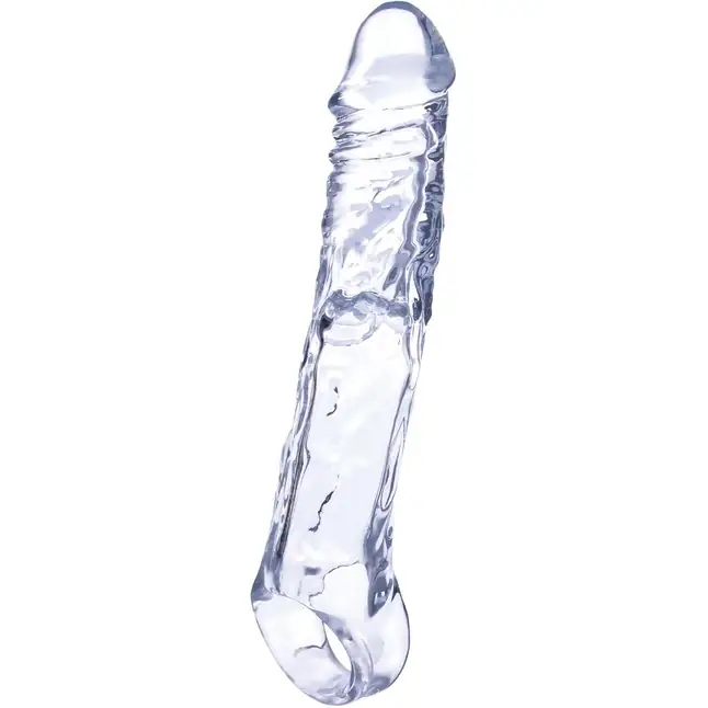 Прозрачная насадка-удлинитель Length Enhancer с подхватом - 22,3 см