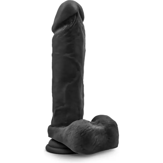 Черный фаллоимитатор на присоске Massive - 24,1 см - Au Naturel. Фотография 2.