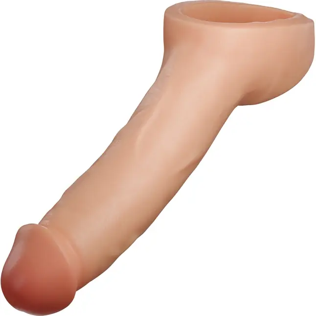 Телесная насадка-удлинитель Thrive 8.75 Inch Realistic Penis Extender Sleeve - 22,2 см - Performance Plus. Фотография 5.