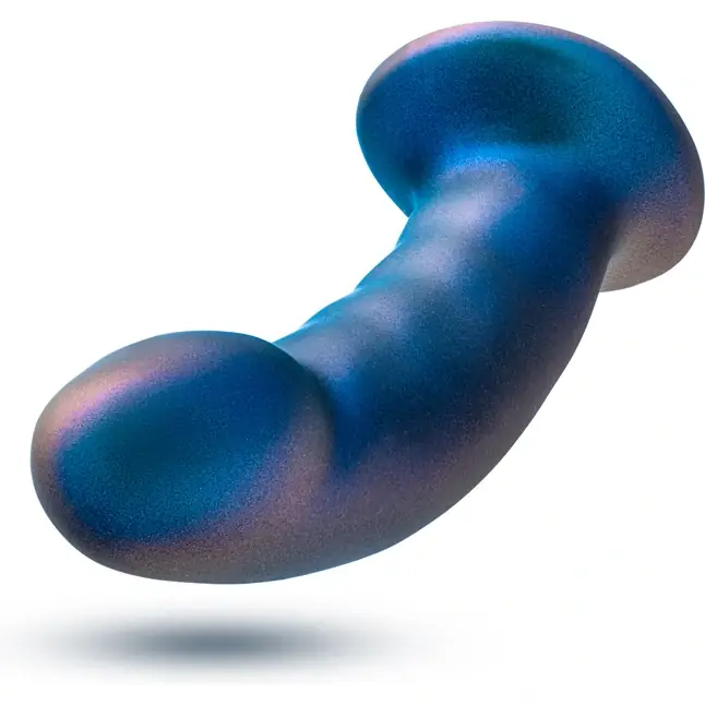 Синяя насадка-фаллоимитатор Rebellion 5.75 Inch Pegging Dildo - 14,6 см - Temptasia. Фотография 3.