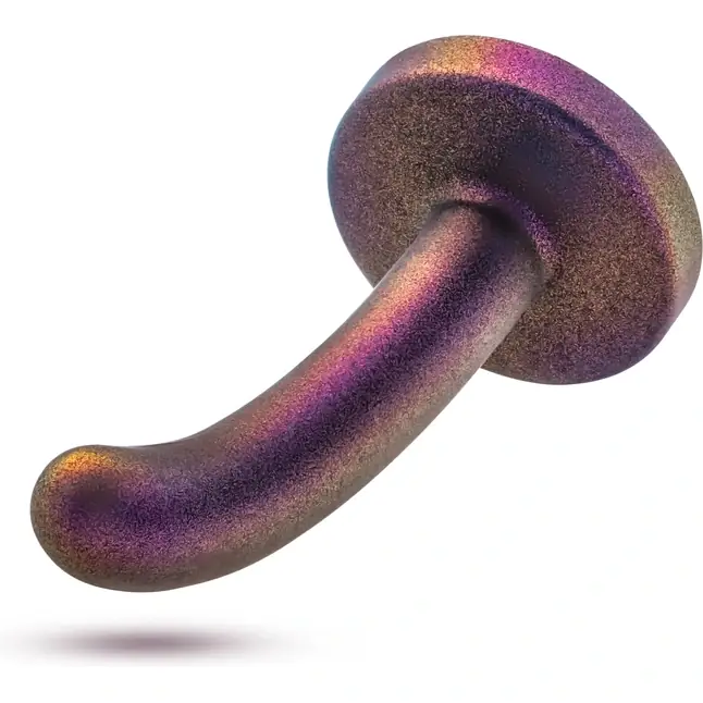 Фиолетовая насадка с гладкой поверхностью Surrender 4.75 Inch Beginner Pegging Dildo - 12 см - Temptasia. Фотография 2.