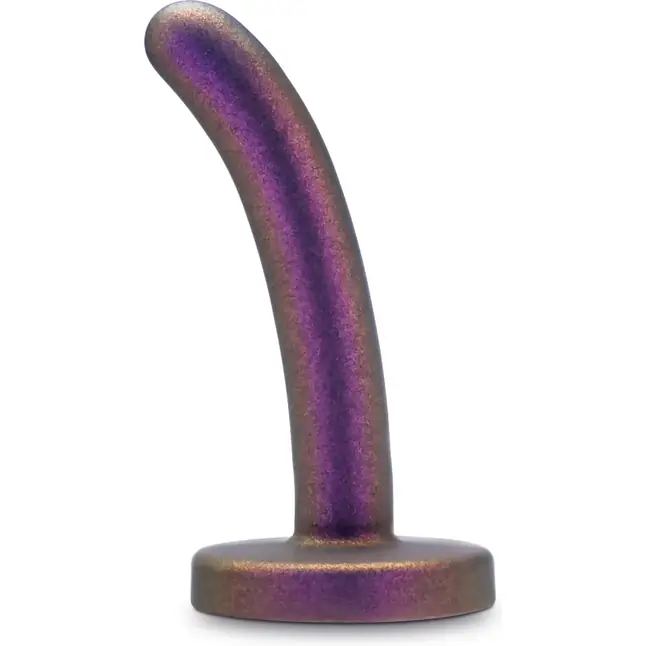 Фиолетовая насадка с гладкой поверхностью Surrender 4.75 Inch Beginner Pegging Dildo - 12 см - Temptasia