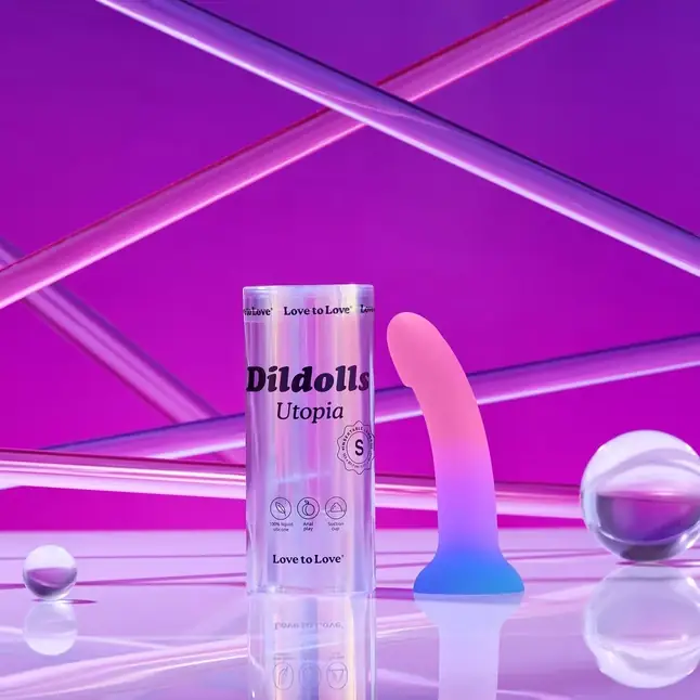 Фаллоимитатор из жидкого силикона Dildolls Utopia S - 15,3 см. Фотография 2.