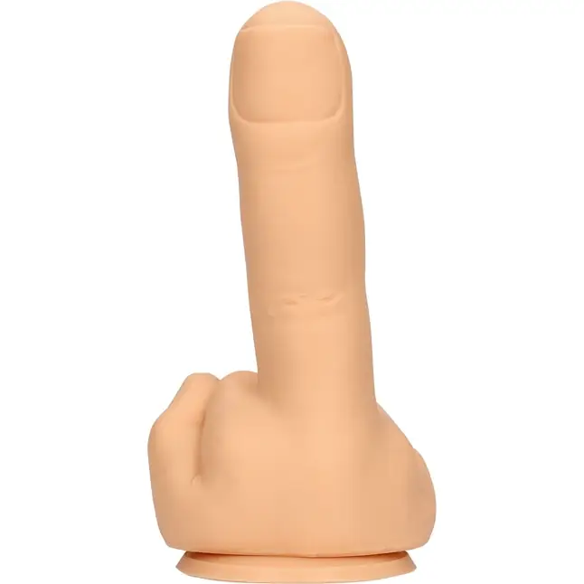 Телесный фаллоимитатор в форме пальца Up Yours - 15,5 см - S-line