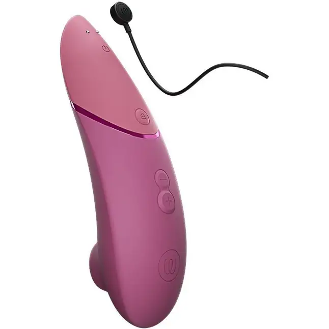 Грязно-розовый бесконтактный клиторальный стимулятор Womanizer Next. Фотография 5.