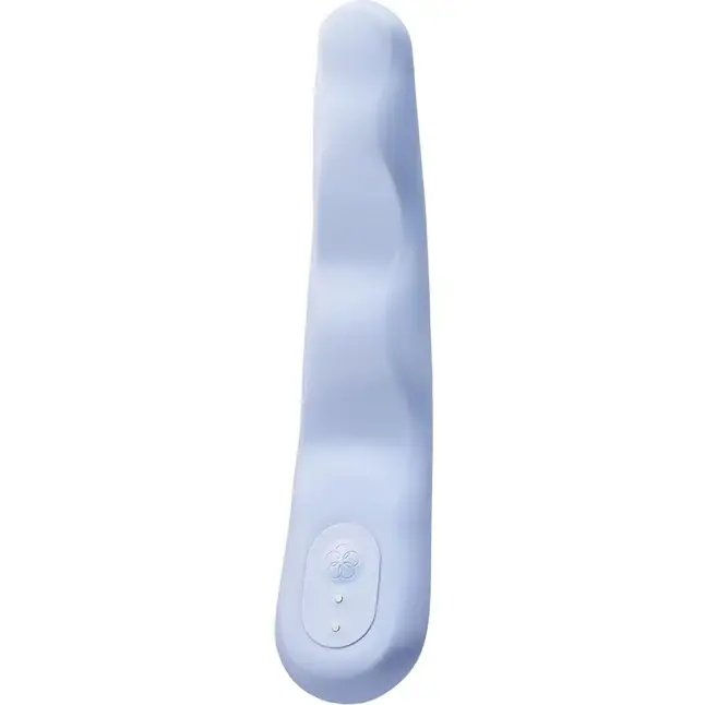 Голубой вибратор iroha Fit Minamozuki - 17,7 см - IROHA Vibrators