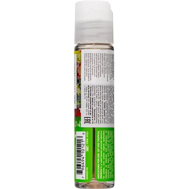 Лубрикант на водной основе с ароматом тропических фруктов JO Flavored Tropical Passion - 30 мл - JO H2O Flavors. Фотография 2.