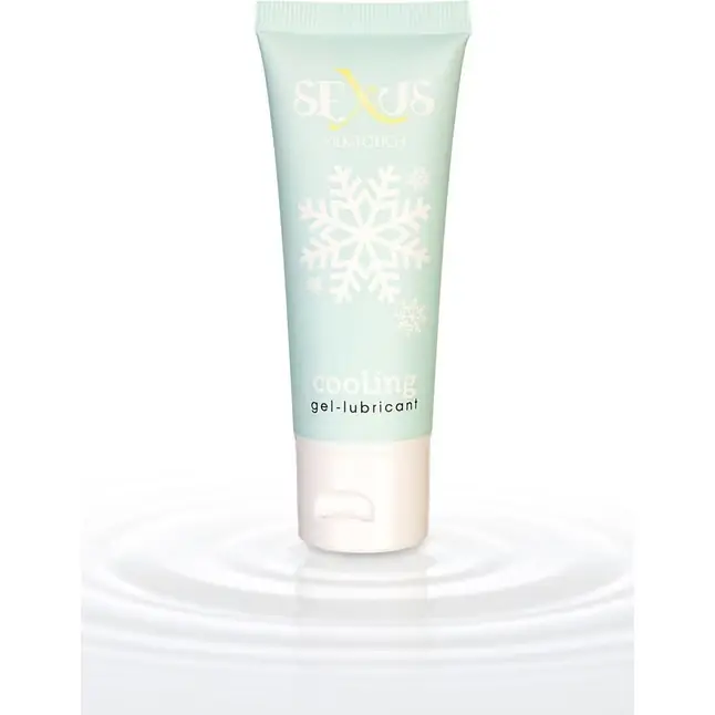 Охлаждающий гель-лубрикант на водной основе Silk Touch Cooling - 50 мл - Sexus Lubricant. Фотография 4.