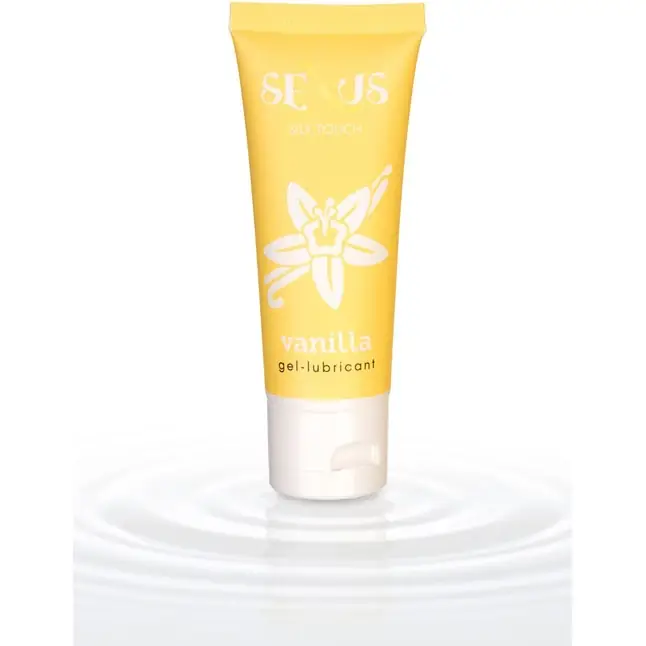 Гель-лубрикант на водной основе с ароматом ванили Silk Touch Vanilla - 50 мл - Sexus Lubricant. Фотография 2.