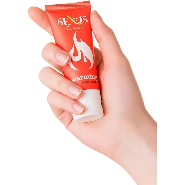Разогревающий гель-лубрикант на водной основе Silk Touch Warming - 50 мл - Sexus Lubricant. Фотография 2.
