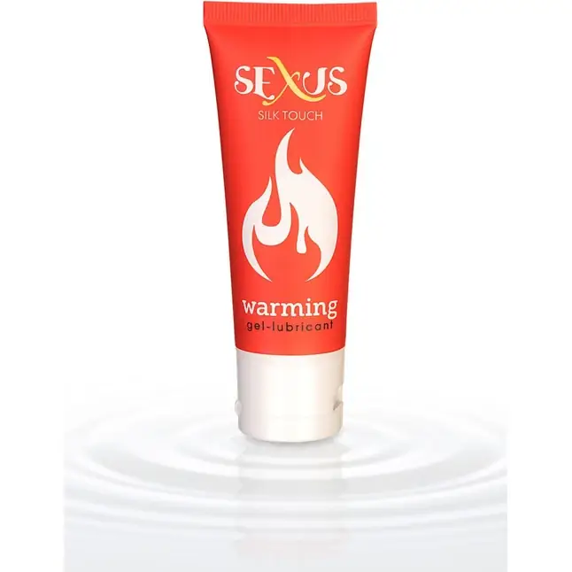 Разогревающий гель-лубрикант на водной основе Silk Touch Warming - 50 мл - Sexus Lubricant. Фотография 4.