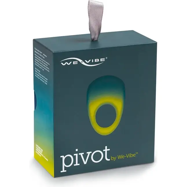 Синее эрекционное виброкольцо We-vibe Pivot. Фотография 6.
