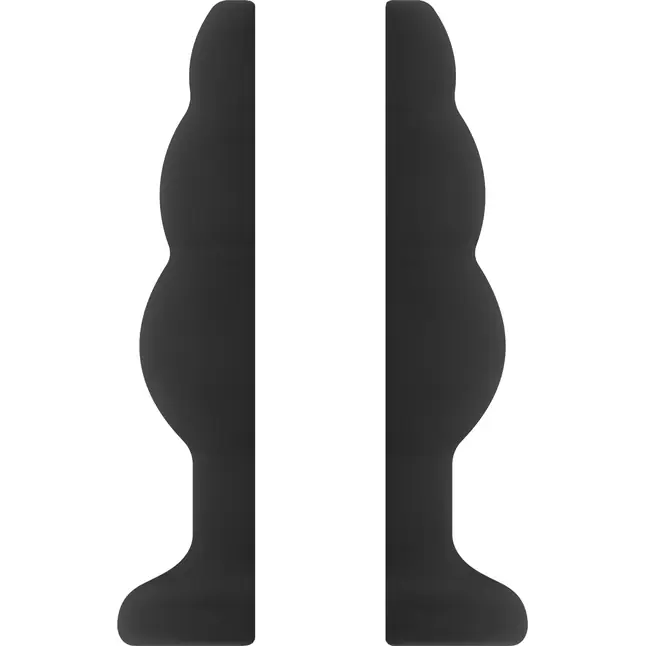 Чёрная анальная пробка с тоннелем №51 Large Hollow Tunnel Butt Plug 5 Inch - 12,7 см - Sono. Фотография 2.