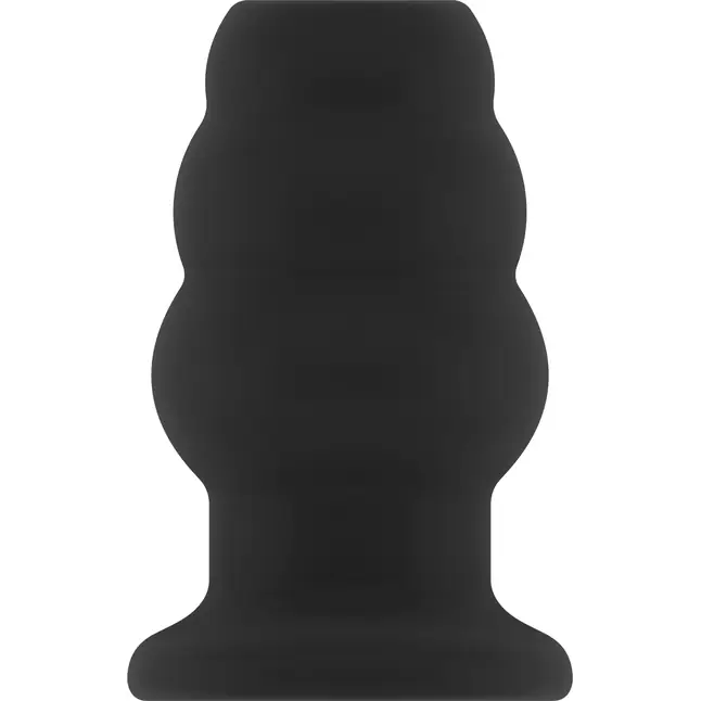Чёрная анальная пробка с тоннелем №51 Large Hollow Tunnel Butt Plug 5 Inch - 12,7 см - Sono