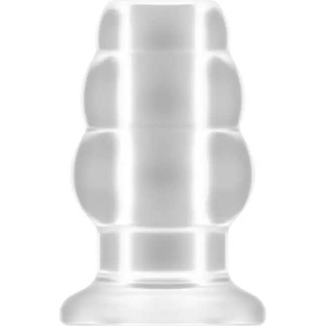Прозрачная анальная пробка с тоннелем №51 Large Hollow Tunnel Butt Plug 5 Inch - 12,7 см - Sono
