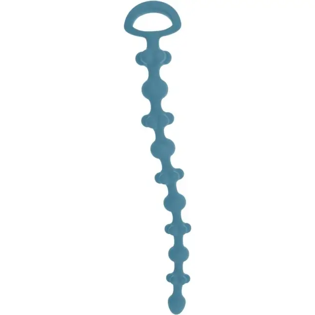 Синяя анальная цепочка Royal Chain - 26 см - Mjuze