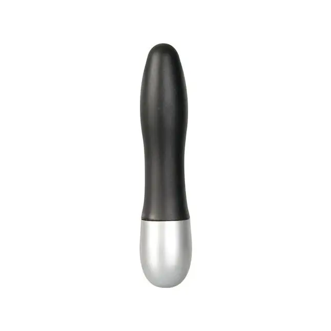 Чёрный вибромассажёр Wonder Vibe - 19 см - Shots Toys