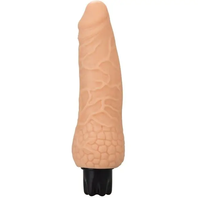 Телесный вибратор-реалистик Realistic Skin Vibrator Small - 16,3 см - Shots Toys