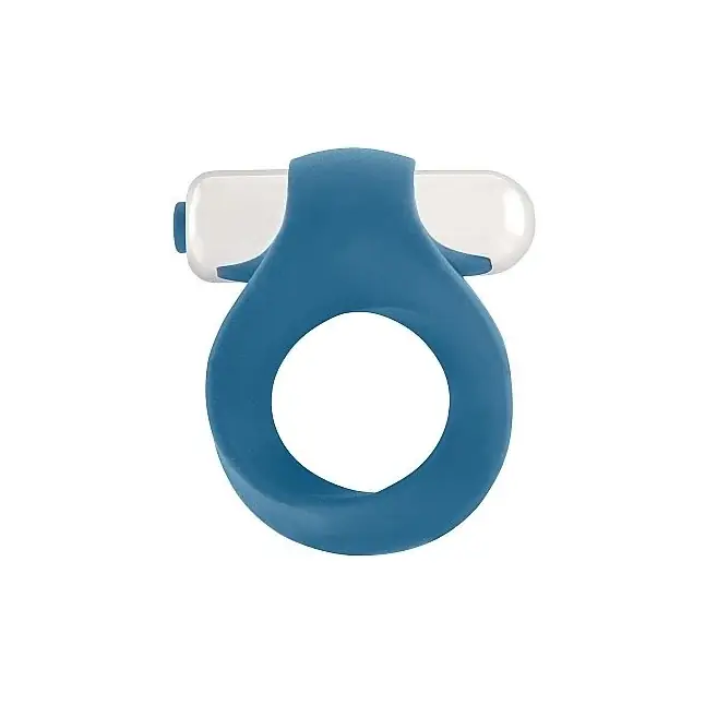 Синее виброкольцо Infinity Single Vibrating Cockring - Mjuze