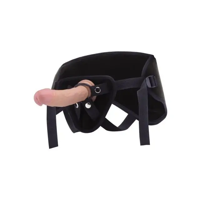 Трусики большого размера для фиксации насадок кольцом Queen Size Harness - RealRock. Фотография 2.