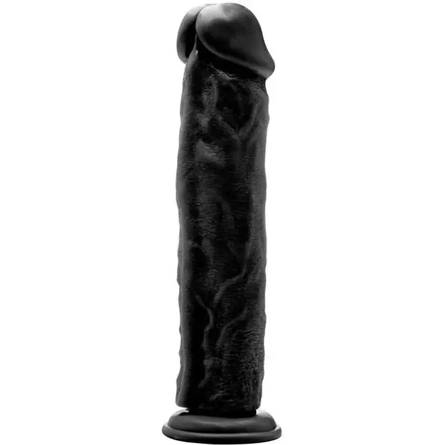 Чёрный фаллоимитатор Realistic Cock 11 - RealRock