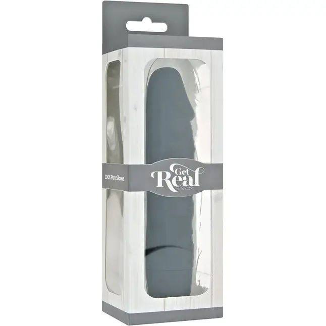 Чёрный вибратор Mini Classic Original Vibe - 15,5 см - Get Real. Фотография 2.