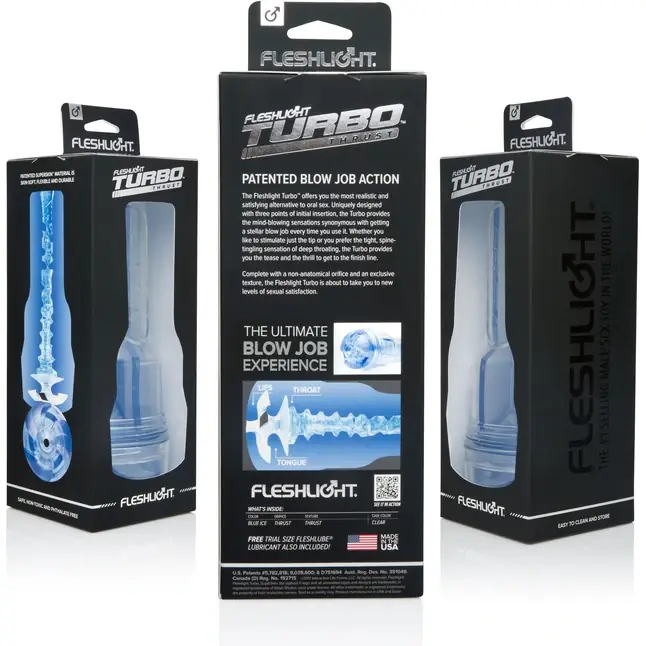Мастурбатор Fleshlight Turbo - Trust Blue Ice. Фотография 2.