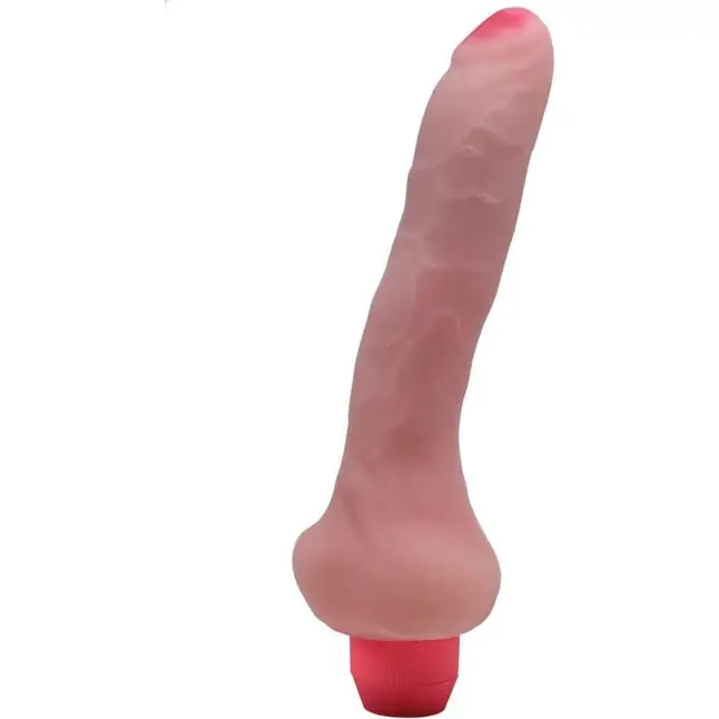 Гнущийся вибратор-реалистик - 18,8 см. Фотография 2.