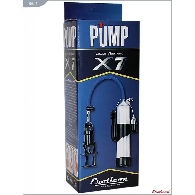 Вакуумная помпа Eroticon PUMP X7 с мини-вагиной и вибрацией. Фотография 5.