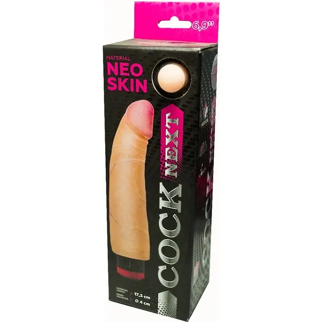 Телесный вибромассажёр COCK NEXT 6 - 17,5 см - COCK NEXT. Фотография 5.