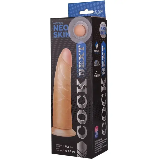 Фаллоимитатор COCK NEXT 6 с присоской - 19 см - COCK NEXT. Фотография 2.