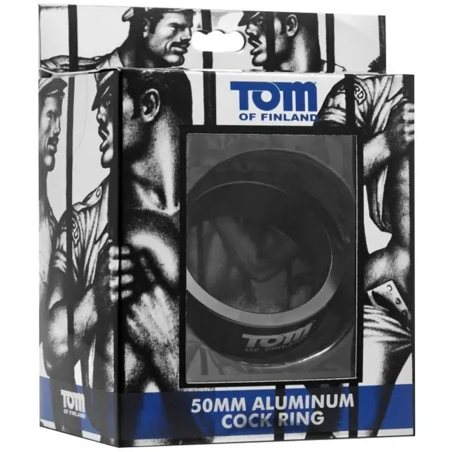 Эрекционное кольцо из алюминия - Tom of Finland. Фотография 2.