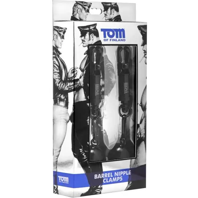 Зажимы на соски с грузиками-шариками - Tom of Finland. Фотография 2.