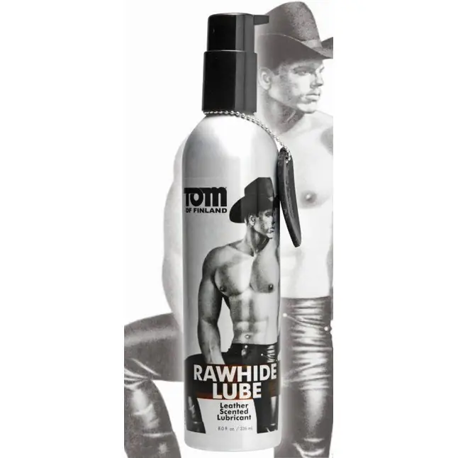 Лубрикант для анального секса с запахом кожи Tom of Finland Rawhide Leather Scented - 236 мл - Tom of Finland