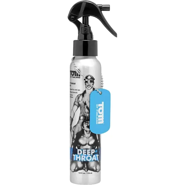 Спрей для лёгкого проникновения во время орального секса Tom of Finland Deep Throat Spray - 118 мл. Фотография 2.