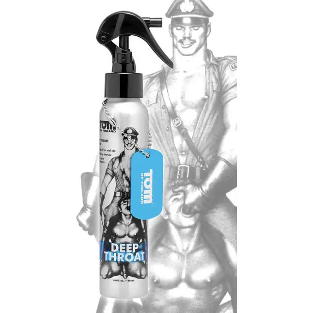 Спрей для лёгкого проникновения во время орального секса Tom of Finland Deep Throat Spray - 118 мл