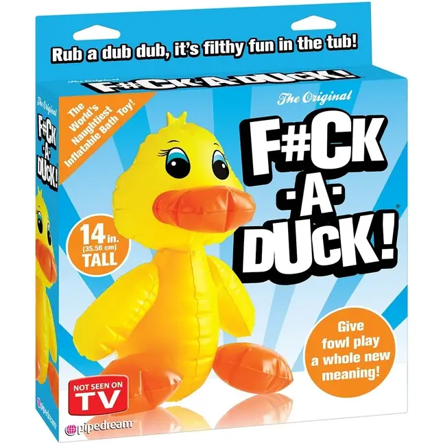 Надувная секс-утка F#ck-A-Duck - 35,6 см - Pipedream Products. Фотография 4.