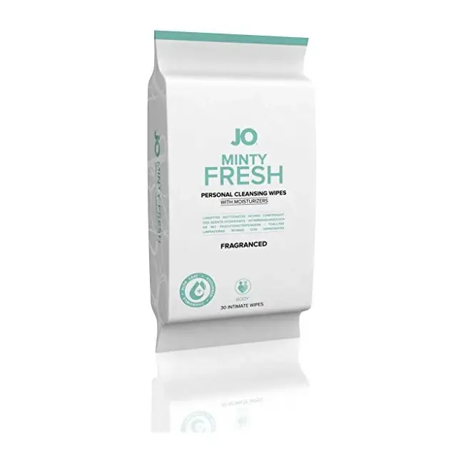 Салфетки для тела JO PERSONAL CLEANSING WIPES MINTY FRESH с ароматом мяты - 30 шт - JO for body   hygiene