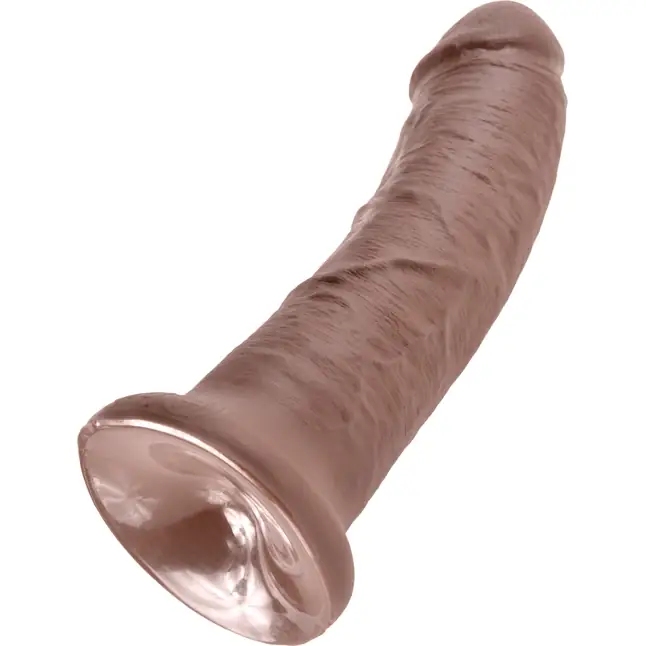 Коричневый фаллоимитатор 8 Cock - 20,3 см - King Cock. Фотография 3.